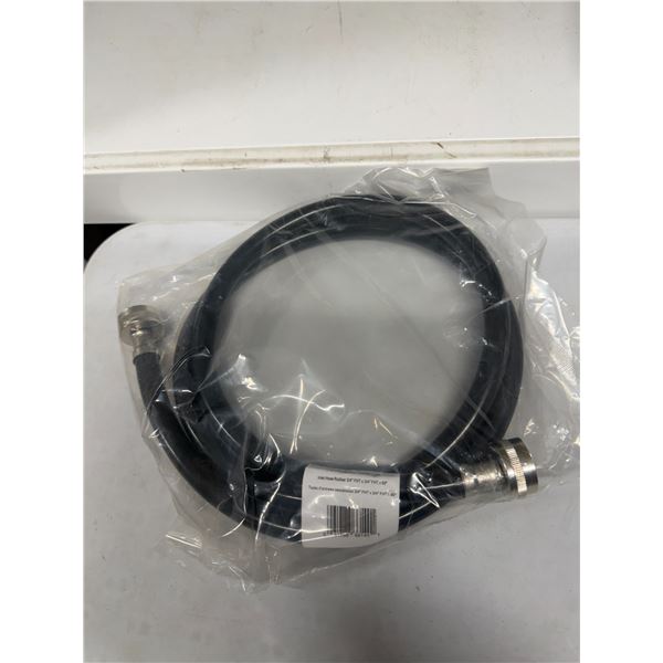Inlet hose rubber three-quarter inch FHT5 three-quarter inch FHT by 60"