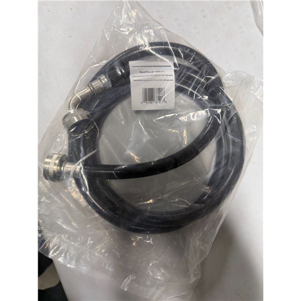 Inlet hose rubber three-quarter inch FHT by three-quarter inch FHT by 60 inch with elbow