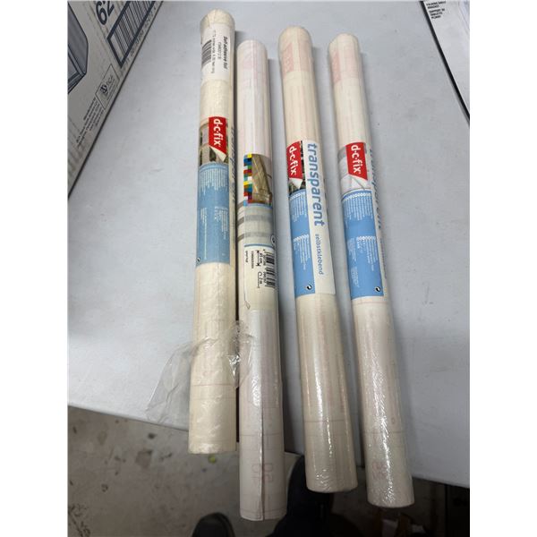 Transparent shelf adhesive foil