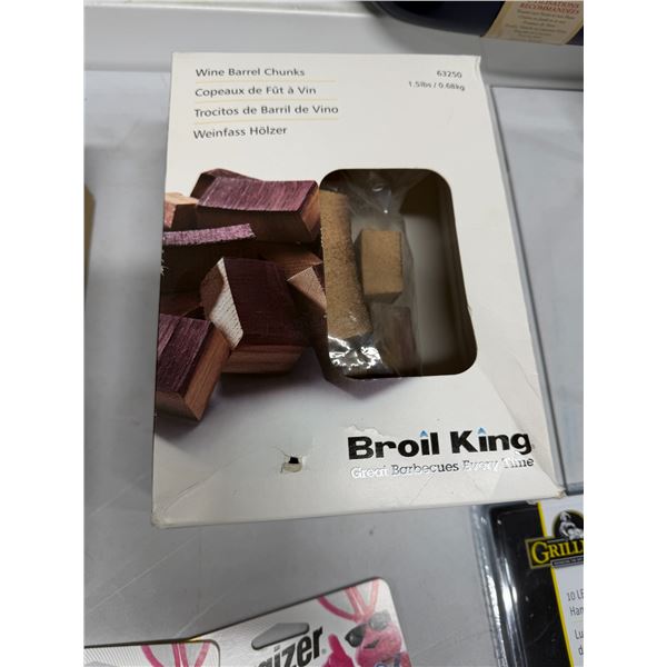Wine barrel chunks, broil king