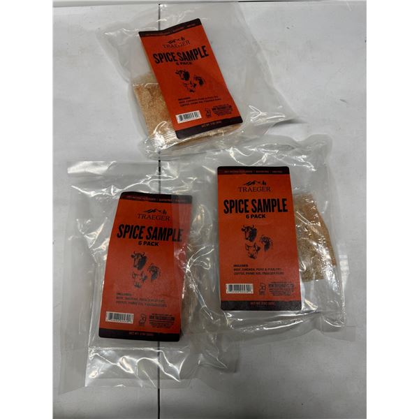 Traeger spice sample packs