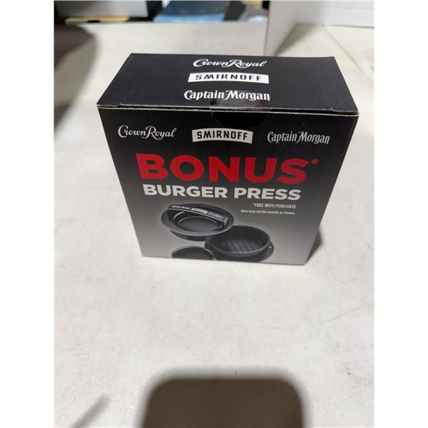 Burger press
