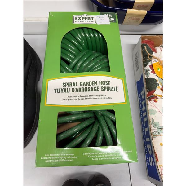 Spiral garden hose