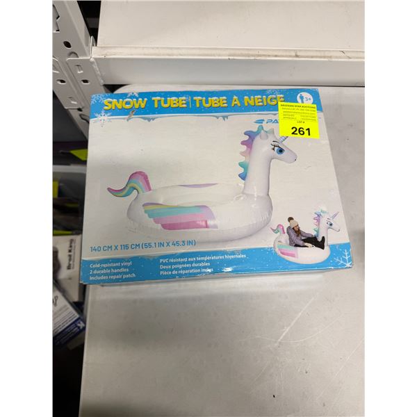 Snow tube