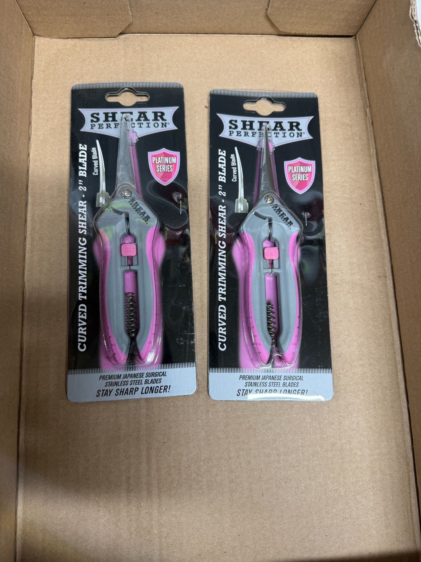 Shear perfection curved trimming shears, 2 inch blade
