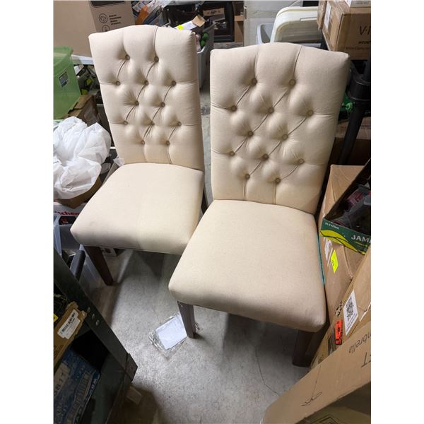 2 dining chairs