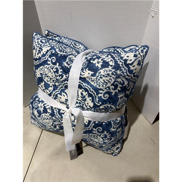 Luxurious feather field cushions