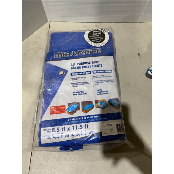 Tarp measure measures 8.5' x 11.5'