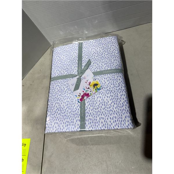 Blue bell gray king size sheet set
