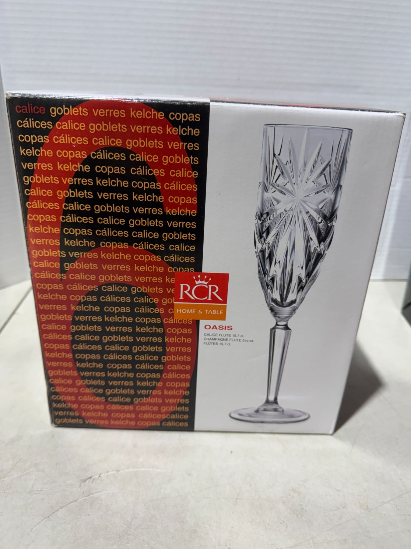 RWR Home & Table oasis flutes 5.5 ounce
