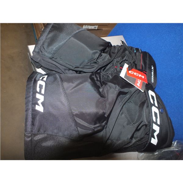 Black Senior Small CCM Hockey Pants