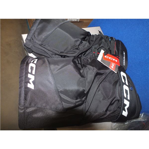 Black Senior Small CCM Hockey Pants