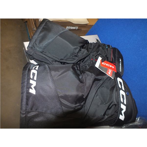 Black Senior Small CCM Hockey Pants
