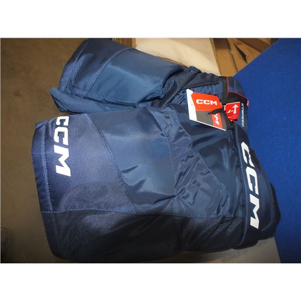 Navy Junior Large CCM Jet Speed Hockey Pants