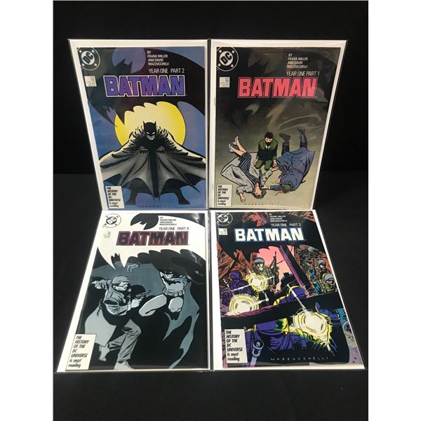 LOT OF 4 BATMAN YEAR ONE COMICS  #1-4 OF 4 - DC COMICS