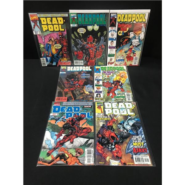 LOT OF 7 DEADPOOL COMICS - MARVEL COMICS