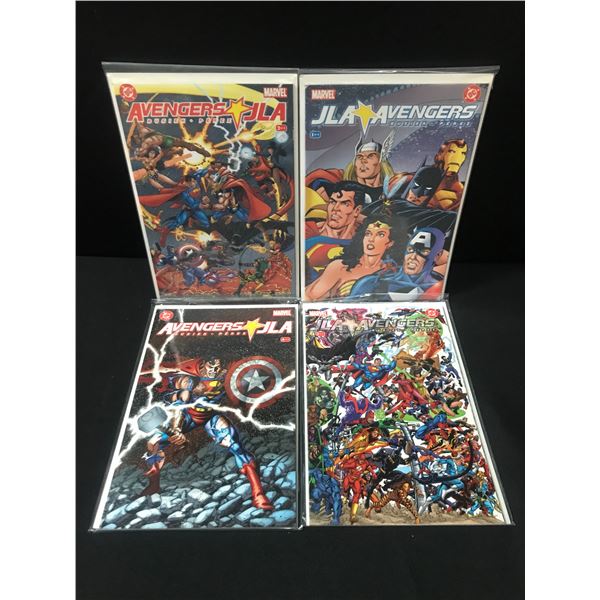 LOT OF 4 JLA AVENGERS COMICS - MARVEL COMICS