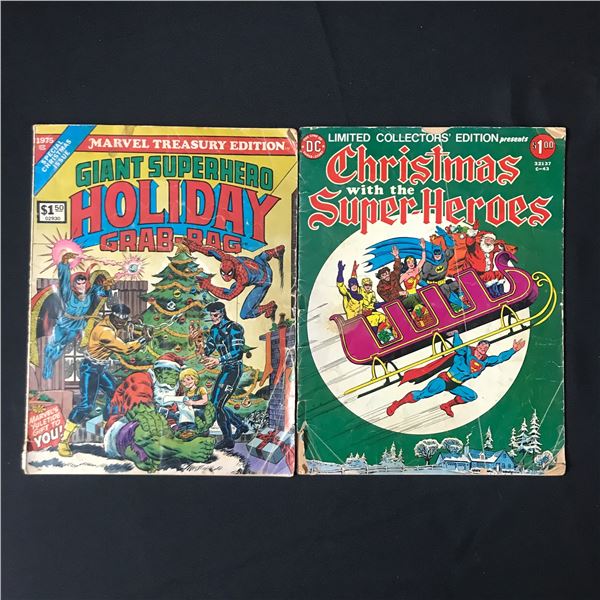 LOT OF 2 HOLIDAY (CHRISTMAS THEMED COMICS) - MARVEL AND DC