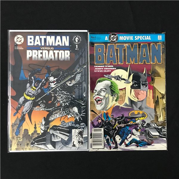 LOT OF 2 BATMAN #1 COMICS - DARK HORSE / DC