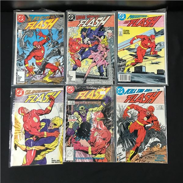 LOT OF 9 FLASH COMICS - DC COMICS