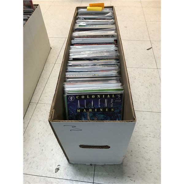 LONG BOX OF VARIOUS COMICS