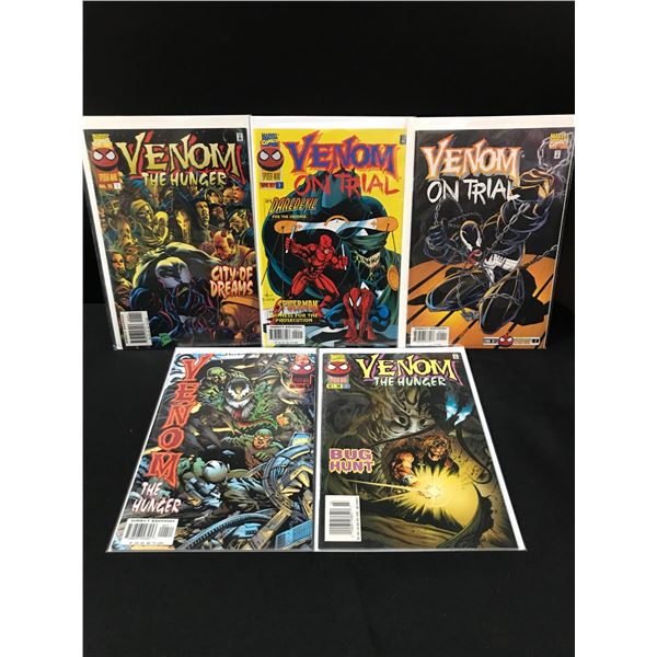 LOT OF 5 VENOM COMICS - MARVEL COMICS
