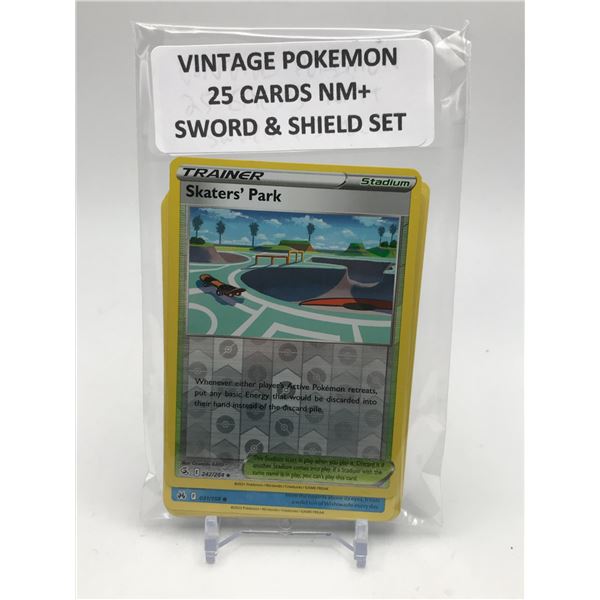POKEMON TCG 25 CARDS NM+ SWORD & SHIELD SET