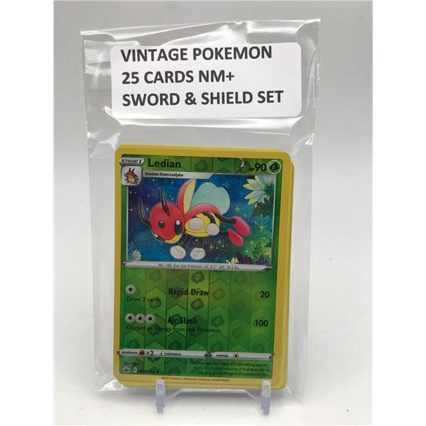 POKEMON TCG 25 CARDS NM+ SWORD & SHIELD SET