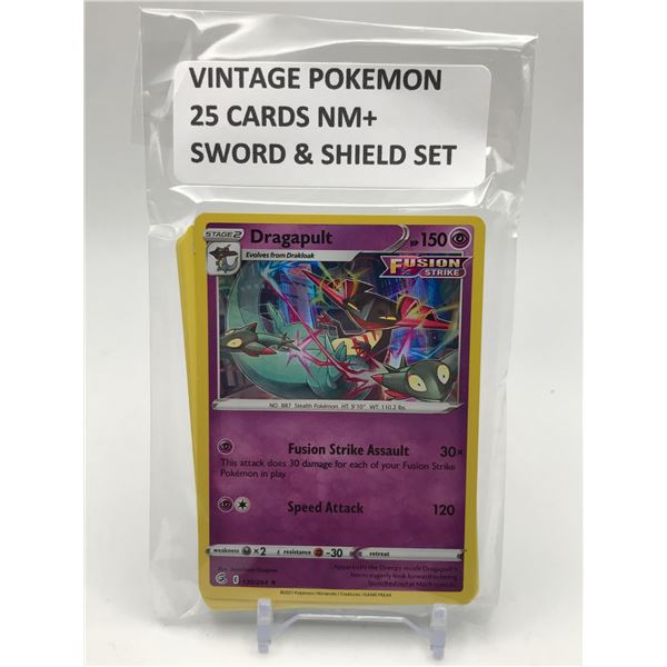 POKEMON TCG 25 CARDS NM+ SWORD & SHIELD SET