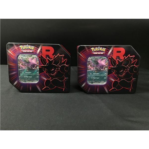 LOT OF 2 POKEMON TCG TINS