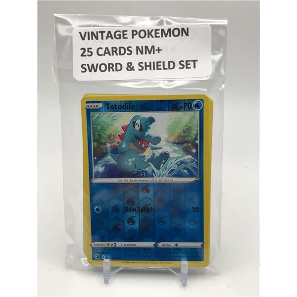 POKEMON TCG VINTAGE POKEMON 25 CARDS NM+ SWORD AND SHIELD