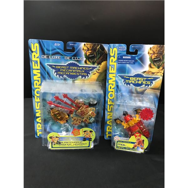 LOT OF 2 TRANSFORMERS BEAST MACHINES  IN ORIGINAL PACKAGING