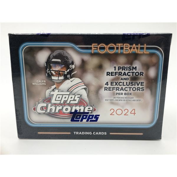 2024 TOPPS CHROME SEALED TRADING CARD BOX