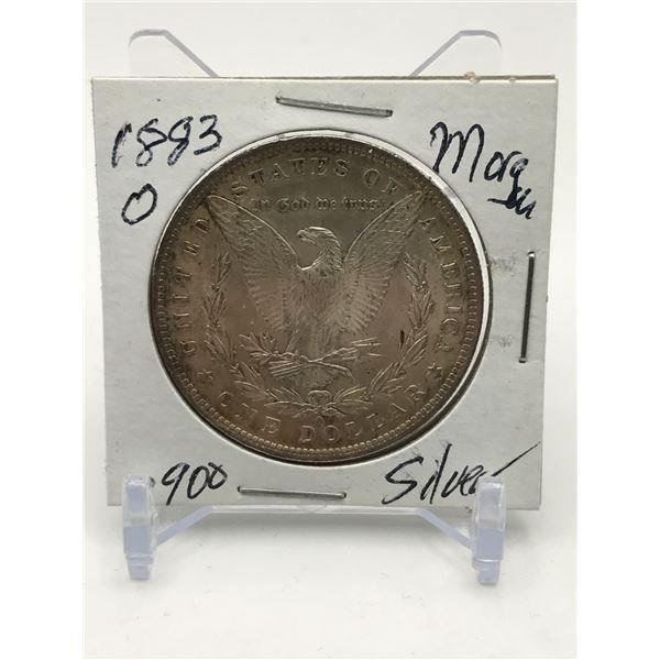 USA 1883 O   MORGAN SILVER DOLLAR .900 SILVER