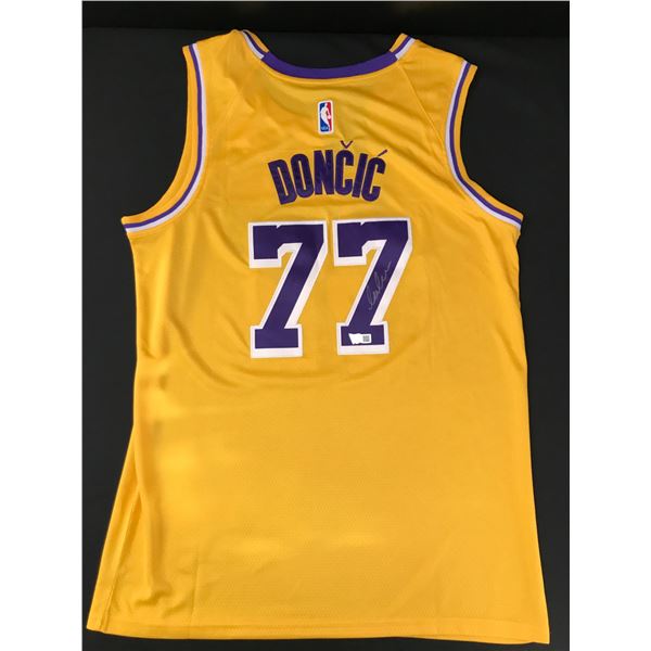 LUKA DONCIC SIGNED Los Angeles LAKERS JERSEY - ACE COA