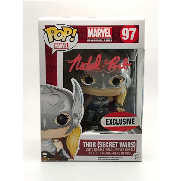 NATALIE PORTMAN SIGNED THOR FUNKO POP - KB COA