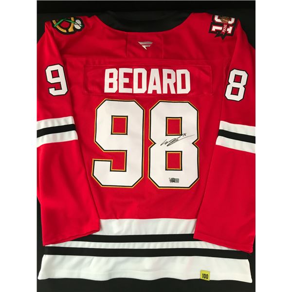 CONNOR BEDARD SIGNED CHICAGO BLACKHAWKS JERSEY - ACE COA