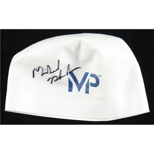 MICHAEL PHELPS SIGNED TEAM USA SWIM CAP (BECKETT COA)