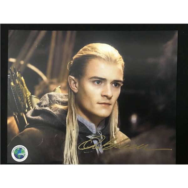 ORLANDO BLOOM SIGNED LEGOLAS 8X10 - WWOC COA