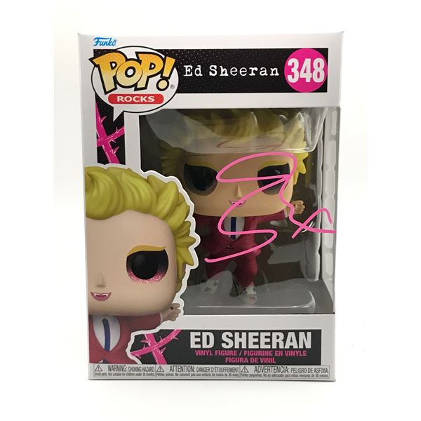 ED SHEERAN SIGNED FUNKO POP - ACE COA