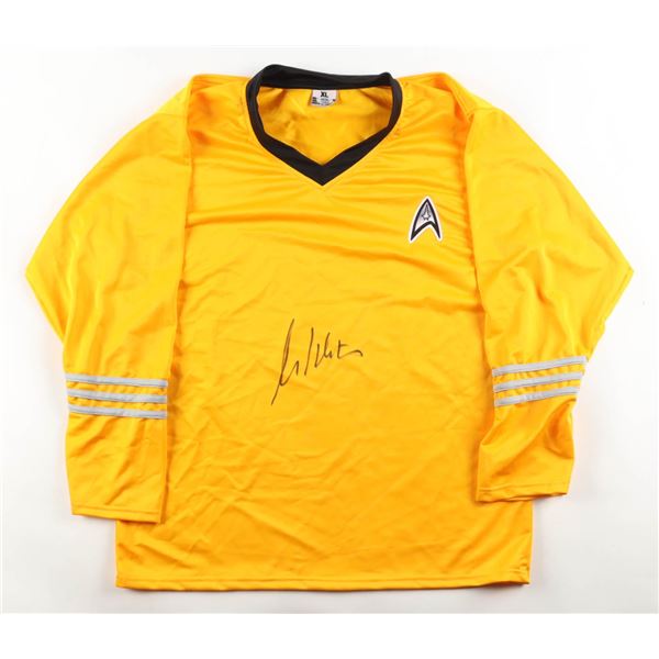 WILLIAM SHATNER SIGNED STAR TREK UNIFORM (WWOC COA)