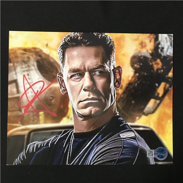 John Cena SIGNED FAST AND FURIOUS 8X10 - WWOC COA