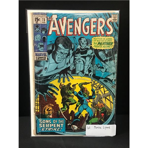 THE AVENGERS #73 1ST MONICA LYNNE - MARVEL COMICS