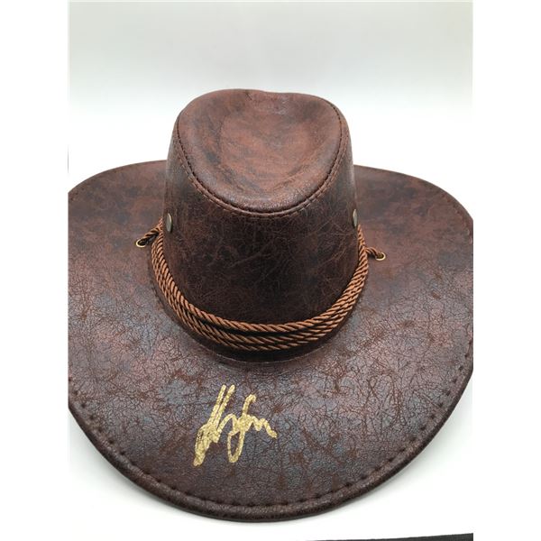 HARRISON FORD SIGNED INDIANA JONES HAT - KB COA