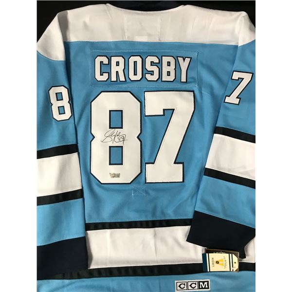 SIDNEY CROSBY SIGNED PITTSBURGH PENGUINS JERSEY - ACE COA