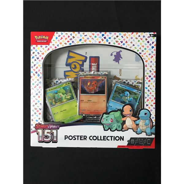 SEALED POKEMON TCG 151 POSTER COLLECTION IN ORIGINAL BOX