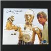 Image 1 : ANTHONY DANIELS SIGNED C3P0 Star Wars 8X10 - WWOC COA