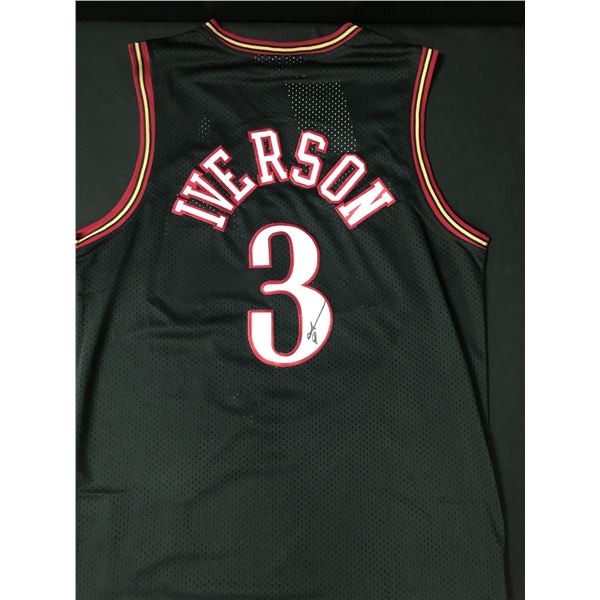 ALLEN IVERSON SIGNED PHILADELPHIA 76ERS JERSEY  - ACE COA