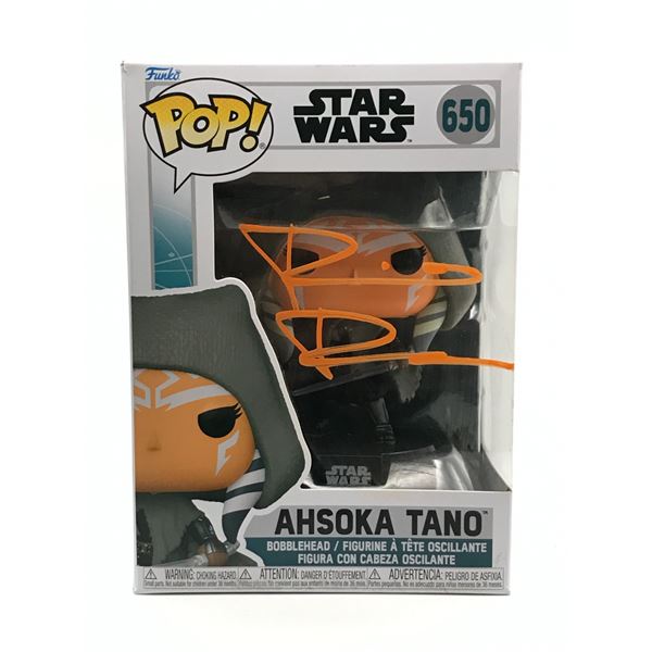 ROSARIO DAWSON SIGNED AHSOKA Star Wars FUNKO POP - KB COA