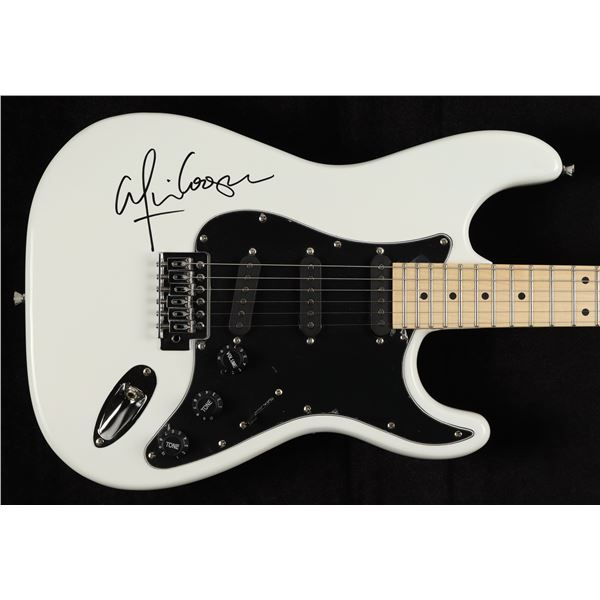 ALICE COOPER SIGNED GUITAR - BECKETT COA